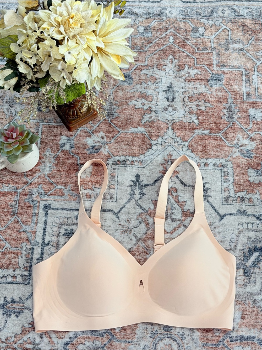 Seamless Wireless Comfort Bra - Nude Blush
